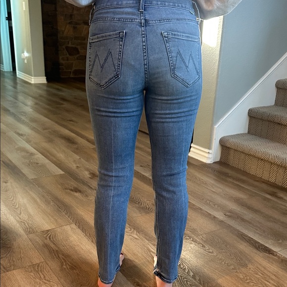 MOTHER Light Blue Skinny Jeans - Picture 2 of 7